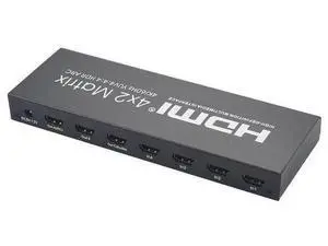 4K60Hz KVM HDMI2.0 Matrix Ultra-clear 4-in-2-out HDMI switcher distributor 4K60Hz KVM HDMI2.0 Matrix Ultra-clear 4-in-2-out HDMI switcher distributor