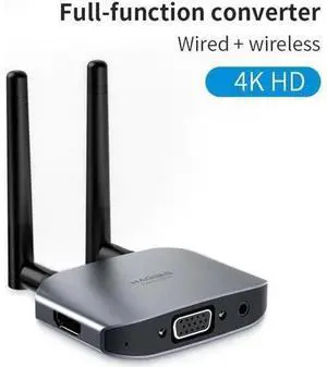 4K HD VGA HDMI-compatible Adapter TV Stick Wireless WiFi Display Dongle Screen Mirroring Video Audio Converter 4K HD VGA HDMI-compatible Adapter TV Stick Wireless WiFi Display Dongle Screen Mirroring Video Audio Converter