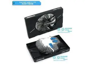 FOR Radiator Cooler for ARC A380 CL ITX A770 PG Graphics Video Card FOR Radiator Cooler for ARC A380 CL ITX A770 PG Graphics Video Card
