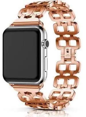 Compatible Apple Watch Band 40mm / 38mm - 44mm / 42mm for Men Women Replacement Stainless Steel Link Band Replacement for Apple Watch Series 4 3 2 1 Compatible Apple Watch Band 40mm / 38mm - 44mm / 42mm for Men Women Replacement Stainless Steel Link Band Replacement for Apple Watch Series 4 3 2 1
