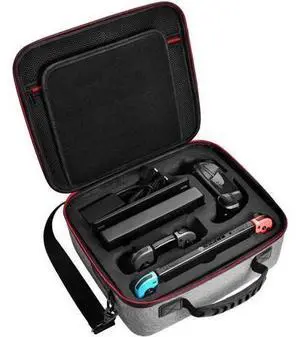 Deluxe Carry Case for Nintendo Switch, Hard Travel Case Fit Nintendo Switch System and Pro Controller Deluxe Carry Case for Nintendo Switch, Hard Travel Case Fit Nintendo Switch System and Pro Controller
