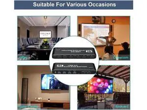 USB 3.0 2x2 4K HDMI KVM Switch, 2 in 2 Out Dual Monitor HDMI KVM Switcher 4K @60Hz 1080P @144Hz 2 PC to 2 Monitor with 2 USB 3.0 Ports and Keyboard, Mouse port for Sharing Keyboard, Mouse, U Disk USB 3.0 2x2 4K HDMI KVM Switch, 2 in 2 Out Dual Monitor HDMI KVM Switcher 4K @60Hz 1080P @144Hz 2 PC to 2 Monitor with 2 USB 3.0 Ports and Keyboard, Mouse port for Sharing Keyboard, Mouse, U Disk