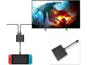 Werleo HDMI Type C Hub Adapter for Nintendo Switch 4K USB C HDMI Converter Dock Cable for Nintendo Switch Support MacBook Pro Samsung Galaxy S8 Plus Google Pixel Black Werleo HDMI Type C Hub Adapter for Nintendo Switch 4K USB C HDMI Converter Dock Cable for Nintendo Switch Support MacBook Pro Samsung Galaxy S8 Plus Google Pixel Black