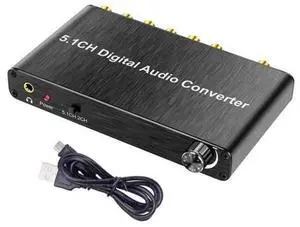 5.1 Audio decoder Digital Audio Converter DTS/AC3 Dolby Decoder SPDIF input to 5.1CH 5.1 Audio decoder Digital Audio Converter DTS/AC3 Dolby Decoder SPDIF input to 5.1CH