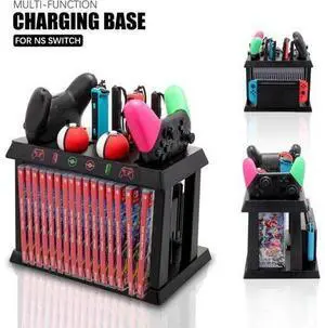 Charging Dock for Nintendo Switch Joy Cons Pro Controllers and Poke Ball Plus Controllers Organizer for Nintendo Switch Accessories with LED Indicators Charging Dock for Nintendo Switch Joy Cons Pro Controllers and Poke Ball Plus Controllers Organizer for Nintendo Switch Accessories with LED Indicators