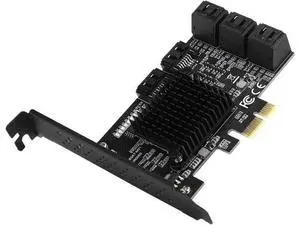 Aomoproing Pci-E To Sata 3.0 Card, 8-Port Sata3.0 Interface Expansion Card, Support 6.0 Gbps/3.0 Gbps/1.5 Gbps, Pci-E To Sata3.0 Board Aomoproing Pci-E To Sata 3.0 Card, 8-Port Sata3.0 Interface Expansion Card, Support 6.0 Gbps/3.0 Gbps/1.5 Gbps, Pci-E To Sata3.0 Board