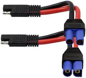EC5 to SAE Cable, EC5 F/M Plug to SAE Connector Power Automotive Cable Wire 10AWG for Car Motor Solar Panel Batteries EC5 to SAE Cable, EC5 F/M Plug to SAE Connector Power Automotive Cable Wire 10AWG for Car Motor Solar Panel Batteries