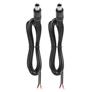 2 PCS DC8020 Connector Pigtail Cable, DC 8.0MM x 2.0MM Male Plug to Bare Wire Open End Power Cable, 1m, for Portable Power Station 2 PCS DC8020 Connector Pigtail Cable, DC 8.0MM x 2.0MM Male Plug to Bare Wire Open End Power Cable, 1m, for Portable Power Station