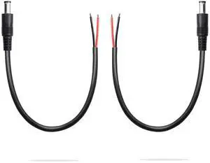 2 Pack DC6330 Power Pigtails Cable, DC 6.3mm x 3.0mm Male Plug Jack to Bare Wire Open End, 1FT Power Supply Replacement Repair Cord, for All-in-one Computer, 30cm 2 Pack DC6330 Power Pigtails Cable, DC 6.3mm x 3.0mm Male Plug Jack to Bare Wire Open End, 1FT Power Supply Replacement Repair Cord, for All-in-one Computer, 30cm