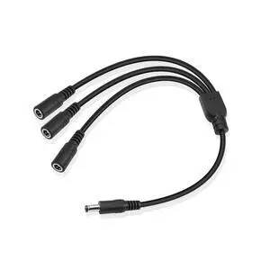 DC Power Y Splitter Cable1 Male to 3 Female DC5.5mm X 2.1mm Splitter Cable Adapter for CCTV Surveillance Cameras, Routers,DVR,and LED(1 to 3 Way) DC Power Y Splitter Cable1 Male to 3 Female DC5.5mm X 2.1mm Splitter Cable Adapter for CCTV Surveillance Cameras, Routers,DVR,and LED(1 to 3 Way)