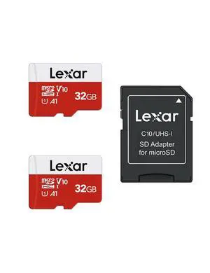 32GB Micro SD Card 2 Pack, microSDHC UHS-I Flash Memory Card with Adapter - Up to 100MB/s, U1, Class10, V10, A1, High Speed TF Card (2 microSD Cards + 1 Adapter) 32GB Micro SD Card 2 Pack, microSDHC UHS-I Flash Memory Card with Adapter - Up to 100MB/s, U1, Class10, V10, A1, High Speed TF Card (2 microSD Cards + 1 Adapter)
