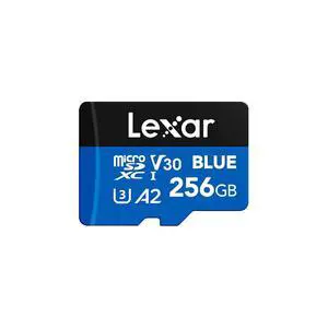 256GB Blue Micro SD Card Up to 160MB/s, microSDXC UHS-I Memory Card with SD Adapter, C10, U3, A2, V30, Full HD, 4K UHD, High Speed TF Card 256GB Blue Micro SD Card Up to 160MB/s, microSDXC UHS-I Memory Card with SD Adapter, C10, U3, A2, V30, Full HD, 4K UHD, High Speed TF Card