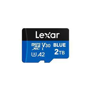 2TB Blue Micro SD Card Up to 160MB/s microSDXC UHS-I Memory Card | C10, U3, A2, V30, Full HD, 4K UHD, High Speed TF Card with SD Adapter 2TB Blue Micro SD Card Up to 160MB/s microSDXC UHS-I Memory Card | C10, U3, A2, V30, Full HD, 4K UHD, High Speed TF Card with SD Adapter