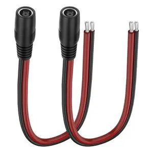 DC7.9x0.9mm 8mm Power Pigtails Cable 14AWG DC7909 Female Plug to Bare Wire Open End Repair Wire Power Supply Barrel Connector Pigtail for Solar Laptop -30CM/0.98FT 2PCS (DC Female) DC7.9x0.9mm 8mm Power Pigtails Cable 14AWG DC7909 Female Plug to Bare Wire Open End Repair Wire Power Supply Barrel Connector Pigtail for Solar Laptop -30CM/0.98FT 2PCS (DC Female)