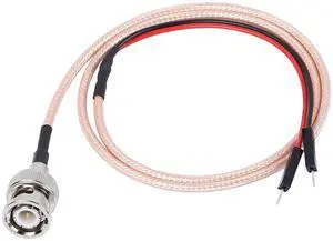 BNC Male to Dupont Wire Test Leads Cable Connector Adapter Extension Wire (Red+Black)-1 pcs (Male to Male) BNC Male to Dupont Wire Test Leads Cable Connector Adapter Extension Wire (Red+Black)-1 pcs (Male to Male)