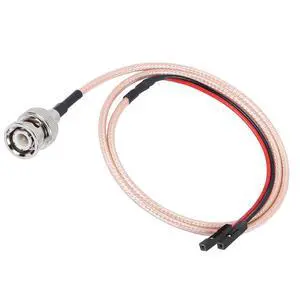 BNC Male to Dupont Female Test Leads Cable Connector Adapter Extension Wire (Red+Black)-1 pcs (Male to Female) BNC Male to Dupont Female Test Leads Cable Connector Adapter Extension Wire (Red+Black)-1 pcs (Male to Female)