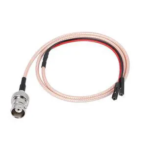BNC Female to Dupont Female Test Leads Cable Connector Adapter Extension Wire (Red+Black) - 1 pcs BNC Female to Dupont Female Test Leads Cable Connector Adapter Extension Wire (Red+Black) - 1 pcs