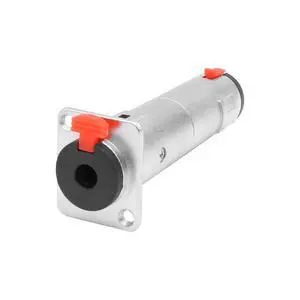 D-Type 6.35mm 1/4" TRS Panel Mount Female to Female Coupler Locking Stereo Audio Adapter Connector Socket for Speaker Headphone Cable Extension - 1PCS (Silver) D-Type 6.35mm 1/4" TRS Panel Mount Female to Female Coupler Locking Stereo Audio Adapter Connector Socket for Speaker Headphone Cable Extension - 1PCS (Silver)