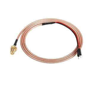 SMA Female to Dupont Wire Coaxial Coax Test Leads Cable Connector Adapter Extension Wire (Red+Black)-1 pcs SMA Female to Dupont Wire Coaxial Coax Test Leads Cable Connector Adapter Extension Wire (Red+Black)-1 pcs