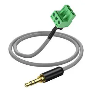 3.5mm to Phoenix Terminal Connector Audio Cable 1/8" TRS Male to 3-pin 5.08mm/0.2inch Pitch PCB Phoenix Female Plug Stereo Solderless Screw Block Connector Cord - 50CM/1.64FT 3.5mm to Phoenix Terminal Connector Audio Cable 1/8" TRS Male to 3-pin 5.08mm/0.2inch Pitch PCB Phoenix Female Plug Stereo Solderless Screw Block Connector Cord - 50CM/1.64FT