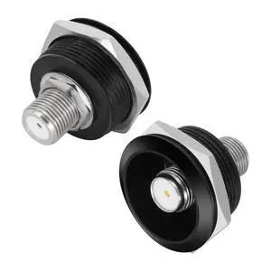 F-Type Panel Mount F-Type Female to Female Coupler Adapter Connector Embedded Threaded Fixed Mount Coax RG6 Panel Socket Satellite Coaxial Extension Cable for TV VCR HDTV CCTV - 2PCS F-Type Panel Mount F-Type Female to Female Coupler Adapter Connector Embedded Threaded Fixed Mount Coax RG6 Panel Socket Satellite Coaxial Extension Cable for TV VCR HDTV CCTV - 2PCS