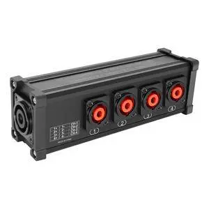 Speakon Audio Snake Box 8 Core to 2 Core x 4 Channel Speakon Splitter Speaker Connector Jack Socket Multi Audio Adapter for NL8FC NL8FX NLT8X 8 Pole to 2 Pole NL4FC NL4FX (Female to Female) Speakon Audio Snake Box 8 Core to 2 Core x 4 Channel Speakon Splitter Speaker Connector Jack Socket Multi Audio Adapter for NL8FC NL8FX NLT8X 8 Pole to 2 Pole NL4FC NL4FX (Female to Female)