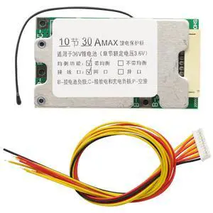 BMS 10S 30A 36V Lithium Battery Charge Board with Protection Balancer BMS 10S 30A 36V Lithium Battery Charge Board with Protection Balancer