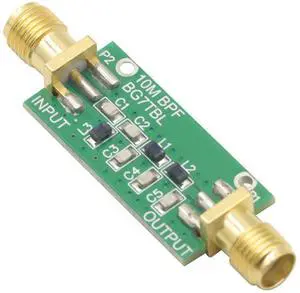 1PCS Bandpass Filter 10M 10MHz Band-Pass Filter Low Insertion Loss 1PCS Bandpass Filter 10M 10MHz Band-Pass Filter Low Insertion Loss