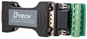 DTECH RS232 to RS485 RS422 Serial Communication Data Converter Adapter Mini-Size DTECH RS232 to RS485 RS422 Serial Communication Data Converter Adapter Mini-Size