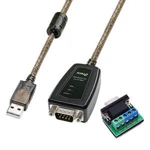 DTECH USB to RS485 Adapter RS422 Cable Serial Port with CP2102 Chip Terminal Board LED Lights Ferrite Core for Windows 11 10 8 7 XP Mac (1.5 Feet) DTECH USB to RS485 Adapter RS422 Cable Serial Port with CP2102 Chip Terminal Board LED Lights Ferrite Core for Windows 11 10 8 7 XP Mac (1.5 Feet)