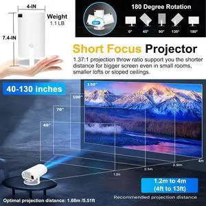 Mini Projector with WiFi and Bluetooth, HY300 pro Projector 4K Video Decoding, Android System, Auto Keystone, Outdoor Home Movie Portable Video Projector Compatible with Phone Laptop Smart TV HDMI Mini Projector with WiFi and Bluetooth, HY300 pro Projector 4K Video Decoding, Android System, Auto Keystone, Outdoor Home Movie Portable Video Projector Compatible with Phone Laptop Smart TV HDMI