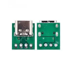 Type-C DIY USB PCB Boards, DIY Electronic Test Boards, Connectors, Pin Boards, Test Boards, Soldering Female DIP Pin Connectors, Adapters Type-C DIY USB PCB Boards, DIY Electronic Test Boards, Connectors, Pin Boards, Test Boards, Soldering Female DIP Pin Connectors, Adapters