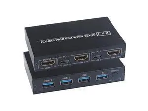 KVM 201CL 2-in-1 HDMI/USB KVM Switch Support HD 2K*4K 2 Hosts Share 1 Monitor/Keyboard& Mouse Set KVM 201CL 2-in-1 HDMI/USB KVM Switch Support HD 2K*4K 2 Hosts Share 1 Monitor/Keyboard& Mouse Set