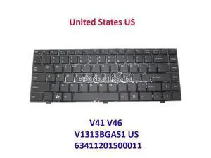 Keyboard For BENQ V41 V46 V1313BGAS1 US 63411201500011 English US (With Frame Transparent Cable NO Column) Keyboard For BENQ V41 V46 V1313BGAS1 US 63411201500011 English US (With Frame Transparent Cable NO Column)
