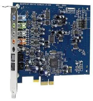 Creative Sound Blaster X-Fi Xtreme Audio 7.1 Channels 24-bit 96KHz PCI Express x1 Interface Sound Card Creative Sound Blaster X-Fi Xtreme Audio 7.1 Channels 24-bit 96KHz PCI Express x1 Interface Sound Card