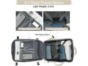 Corn Extra Large Travel Backpack for Women as Person Item Flight Approved, 40L Carry On Backpack, 17 Inch Laptop Backpack, Waterproof Backpack, Hiking Backpack, Casual Bag Backpack(Beige) Corn Extra Large Travel Backpack for Women as Person Item Flight Approved, 40L Carry On Backpack, 17 Inch Laptop Backpack, Waterproof Backpack, Hiking Backpack, Casual Bag Backpack(Beige)