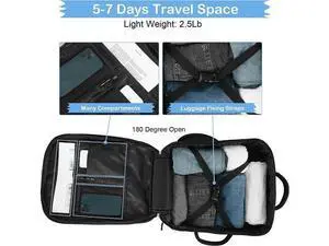 Corn Extra Large Travel Backpack for Women as Person Item Flight Approved, 40L Carry On Backpack, 17 Inch Laptop Backpack, Waterproof Backpack, Hiking Backpack, Casual Bag Backpack(Black) Corn Extra Large Travel Backpack for Women as Person Item Flight Approved, 40L Carry On Backpack, 17 Inch Laptop Backpack, Waterproof Backpack, Hiking Backpack, Casual Bag Backpack(Black)