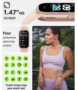 Fitness Tracker HR, Activity Tracker Watch with Heart Rate Monitor, Waterproof Smart Fitness Band with Step Counter, Pedometer Watch for Kids Women and Men-Pink Fitness Tracker HR, Activity Tracker Watch with Heart Rate Monitor, Waterproof Smart Fitness Band with Step Counter, Pedometer Watch for Kids Women and Men-Pink