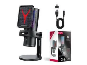 USB Microphone, Condenser Gaming Mic for Mac/Windows/Desktop/Laptop, Plug & Play, Headphone Jack, LED Ring, Computer Microphone for Zoom, Podcasts, Streaming, Studio Recording USB Microphone, Condenser Gaming Mic for Mac/Windows/Desktop/Laptop, Plug & Play, Headphone Jack, LED Ring, Computer Microphone for Zoom, Podcasts, Streaming, Studio Recording