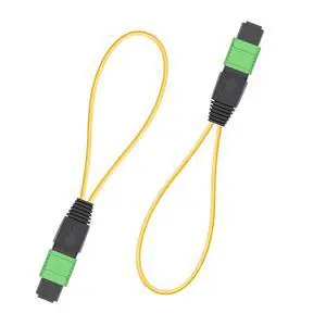 2pack MPO/APC 16-Core Single Mode Fiber Loopback, Pull Ring Design for High-Performance Network Testing and Maintenance 2pack MPO/APC 16-Core Single Mode Fiber Loopback, Pull Ring Design for High-Performance Network Testing and Maintenance