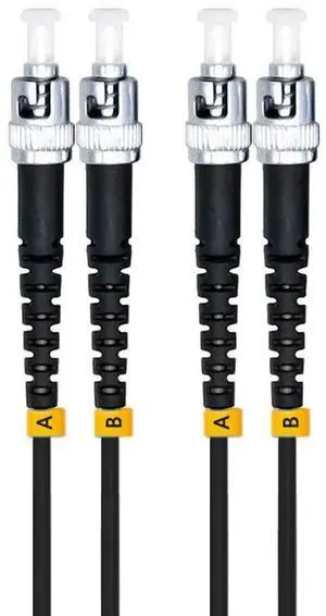 15Meters 50FT ST to ST 10/40/100Gbs OM4 Outdoor Armored Duplex 50/125 OM4F Fiber Optic Cable Jumper Optical Patch Cord Multimode 15Meters 49FT ST-ST 15Meters 50FT ST to ST 10/40/100Gbs OM4 Outdoor Armored Duplex 50/125 OM4F Fiber Optic Cable Jumper Optical Patch Cord Multimode 15Meters 49FT ST-ST