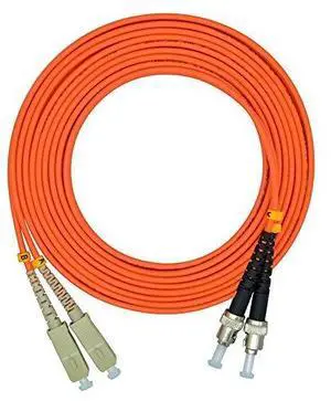30Meters 100ft SC to ST Duplex 62.5/125 OM1 Multimode Fiber Optic Cable Jumper Optical Patch Cord SC-ST 30Meters 100ft SC to ST Duplex 62.5/125 OM1 Multimode Fiber Optic Cable Jumper Optical Patch Cord SC-ST
