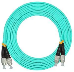 30Meters 100ft Duplex 50/125 10G OM3 Multi-Mode Fiber Optic Cable Jumper FC-FC 30Meters 100ft Duplex 50/125 10G OM3 Multi-Mode Fiber Optic Cable Jumper FC-FC