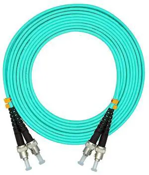 30Meters 100ft ST to ST Duplex 50/125 10G OM3 Multi-Mode Fiber Optic Cable Jumper Optical Patch Cord ST-ST 30Meters 100ft ST to ST Duplex 50/125 10G OM3 Multi-Mode Fiber Optic Cable Jumper Optical Patch Cord ST-ST
