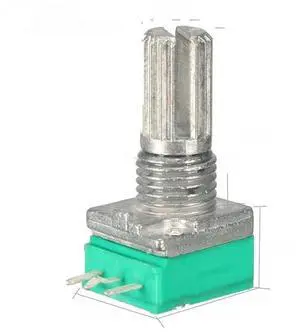 6mm 3-pin Potentiometer Industrial Switch B10K Variable Rotary Carbon Film Resistor Switch Audio Shaft 6mm 3-pin Potentiometer Industrial Switch B10K Variable Rotary Carbon Film Resistor Switch Audio Shaft