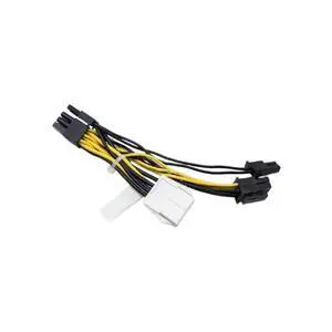 5cm 8-pin to Two 6+2 pin GPU Power Cables for 7049, 4029, 740, and 1040 GPUs, 16AWG, 10.5A. 5cm 8-pin to Two 6+2 pin GPU Power Cables for 7049, 4029, 740, and 1040 GPUs, 16AWG, 10.5A.