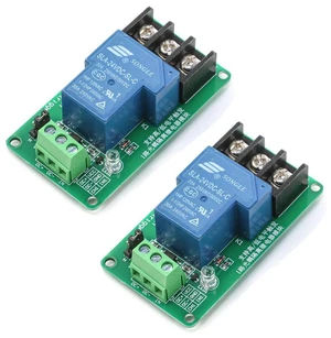 2pcs 24V 30A One Channel Relay Module Optocoupler Isolation High and Low Trigger 2pcs 24V 30A One Channel Relay Module Optocoupler Isolation High and Low Trigger