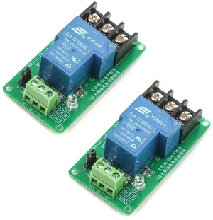 2pcs 12V 30A One Channel Relay Module Optocoupler Isolation High and Low Trigger 2pcs 12V 30A One Channel Relay Module Optocoupler Isolation High and Low Trigger