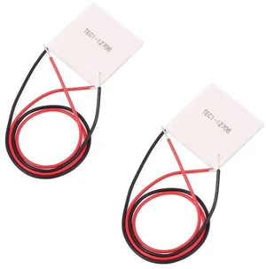 2pcs TEC1-12706 Semiconductor Refrigeration Tablets TEC1-12706 12V 6A Heatsink T 2pcs TEC1-12706 Semiconductor Refrigeration Tablets TEC1-12706 12V 6A Heatsink T