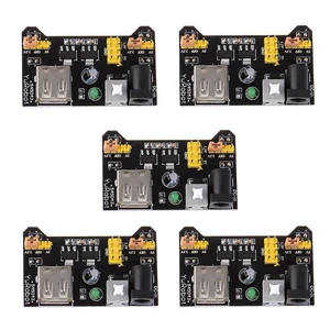 5pcs 3.3V 5V Power Supply Module for MB102 102 Prototype Breadboard DC 6.5-12V o 5pcs 3.3V 5V Power Supply Module for MB102 102 Prototype Breadboard DC 6.5-12V o